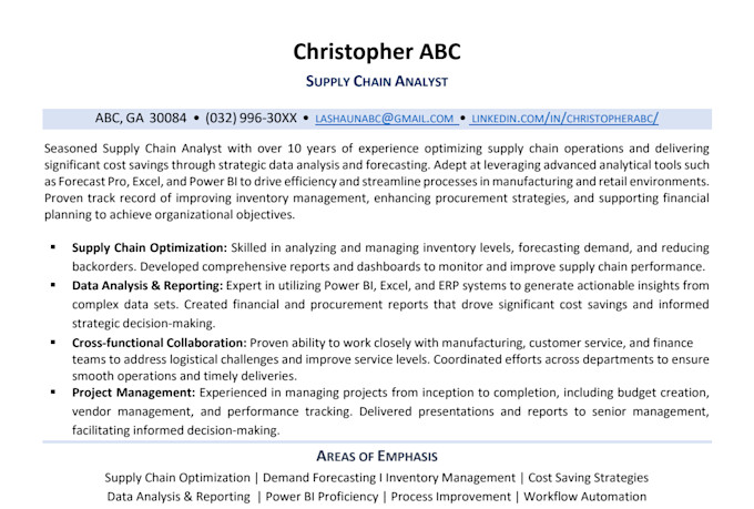 write professional CV, ats resume, cover letter and optimized linkedin profile
